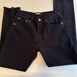 reformation x levis jeans